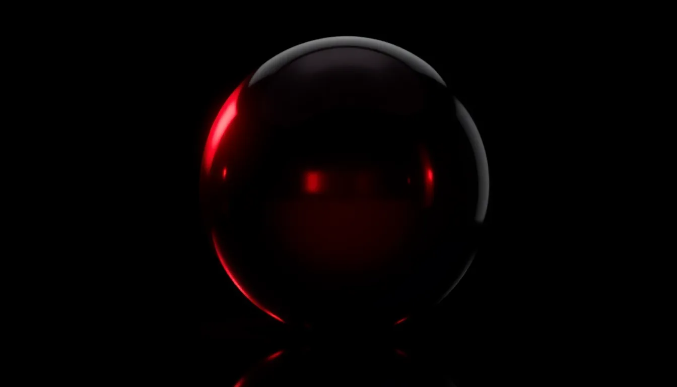 Abstract 3D visualization of pristine reflection and pure liquid ceramic aesthetics