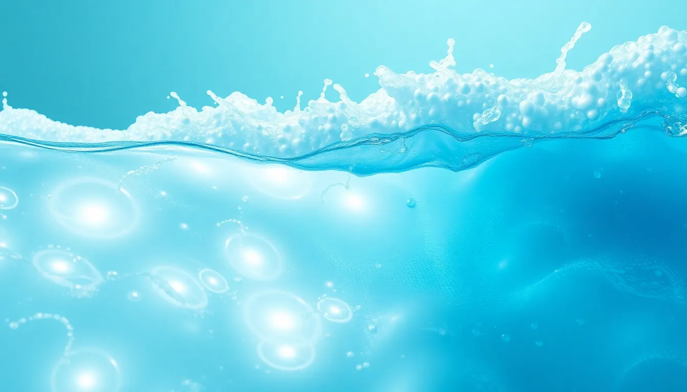 Abstract 3D visualization of deep extraction and purification