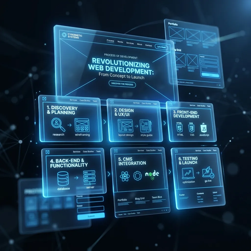 AI Generated Web Design Wireframes