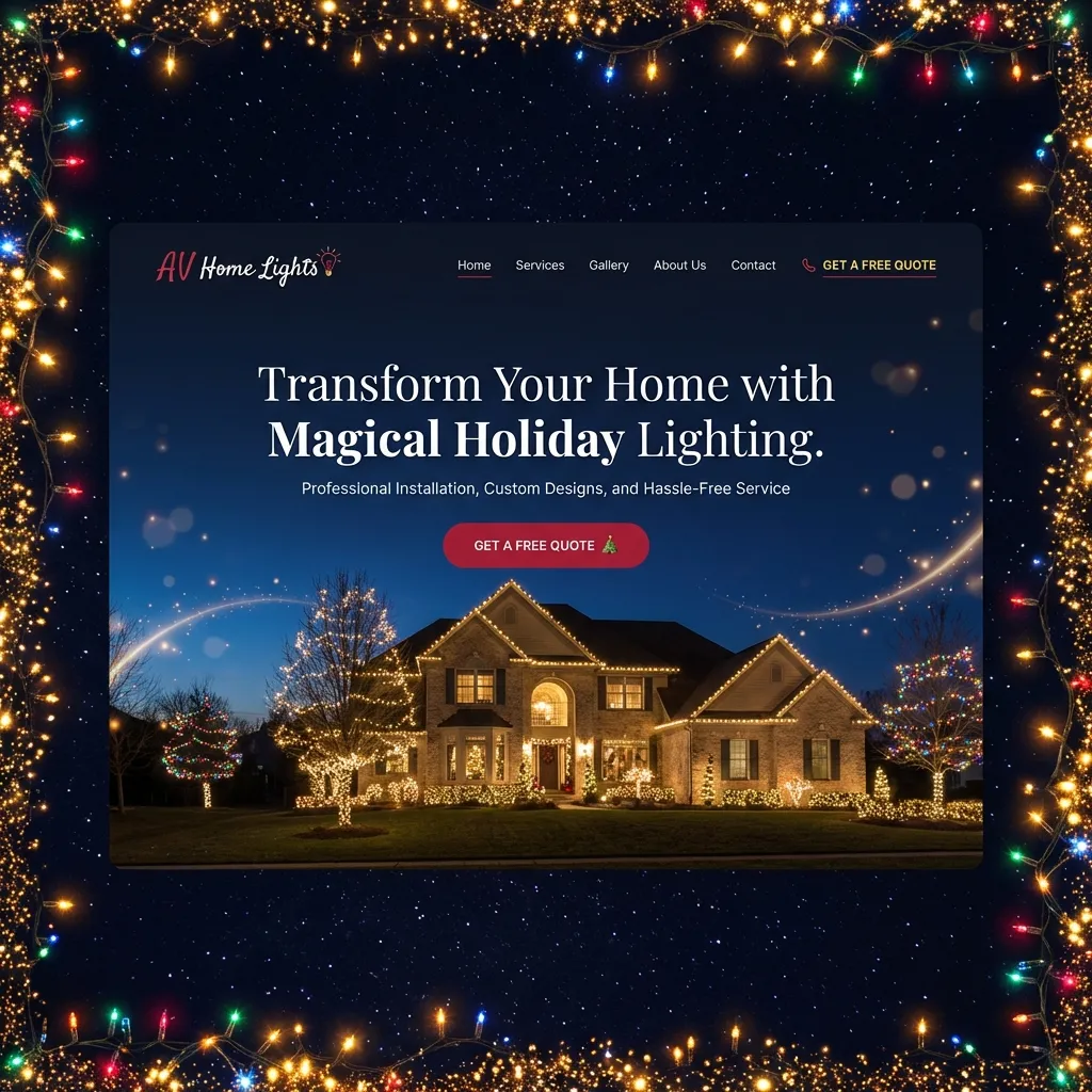 AV Home Lights Website