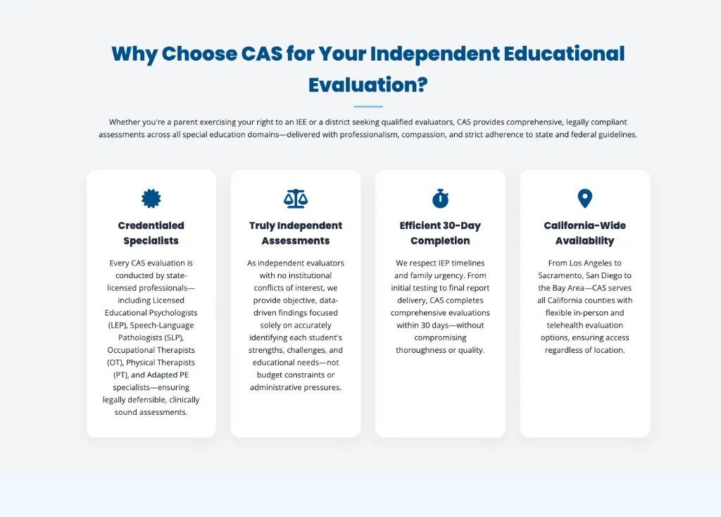 Why Choose CAS